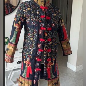 🌸 MOVING SALE 🌸 Asian Inspired quilted Chinese Padded Jacket Size M, China Coat